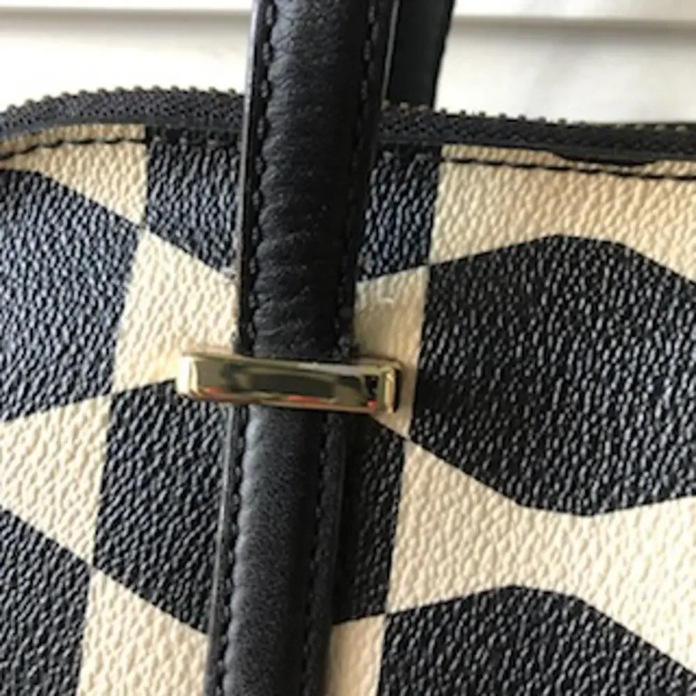 Kate Spade Black/Cream Satchel